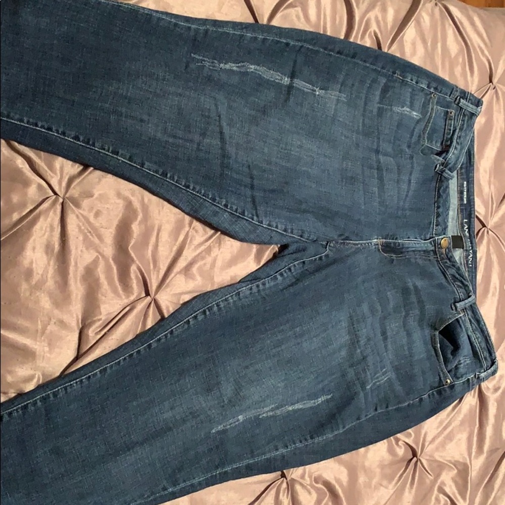 Boyfriend distress jeans